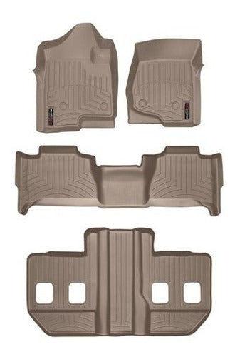Tapetes Weathertech Escalade 2007-2014-1ra+2da+3ra F + Caj C
