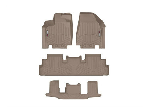 Tapetes Weathertech Qx60 2022+ (6 Pas) 1ra+2da+3ra Filas