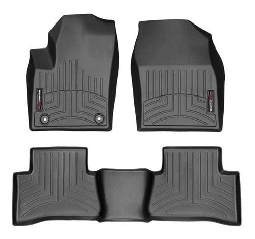 Tapetes Uso Rudo Weathertech C-hr 2018 - 1ra+2da Filas
