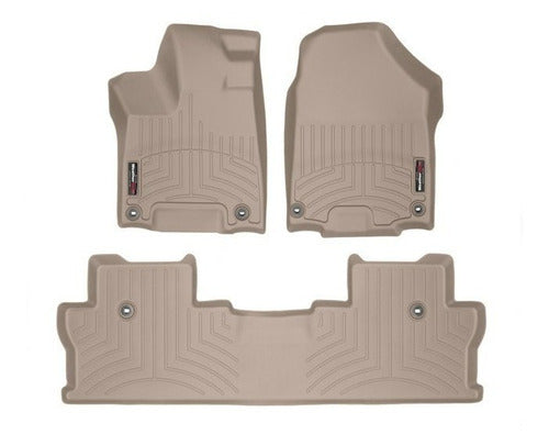 Tapetes Weathertech Ridgeline 2017-2019 - 1ra+2da Filas