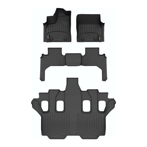 Tapetes Weathertech Land Cruiser 2022+ 7pas 1ra+2da+3ra Fila