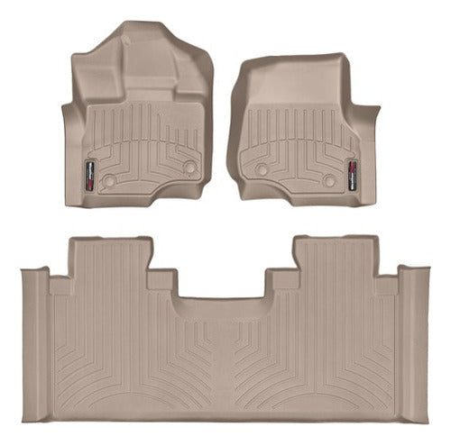 Tapetes Weathertech F-150 Lobo 2015-2019 Cab 1/2 - 1ra+2da F
