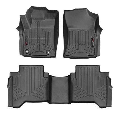 Tapetes Uso Rudo Weathertech Hilux 2016+ 1ra+2da Filas