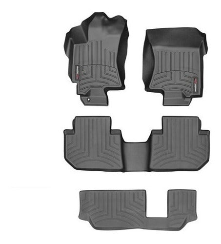 Tapetes Weathertech Qx60 2022+ 7 Pasajeros 1ra+2da+3ra Filas