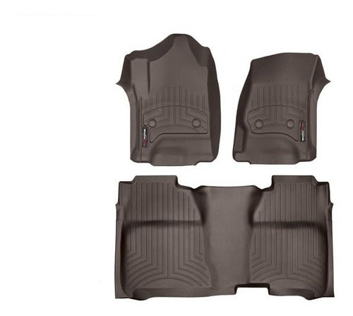 Tapetes Weathertech Silverado 2014-2018 - 1ra Fila+2da Filas