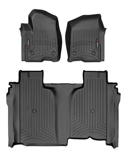 Tapetes Uso Rudo Weathertech Silverado 2019 - 1ra+2da Filas