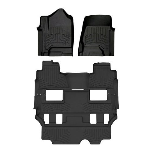 Tapetes Weathertech Hp Tahoe 2015-2020 -1ra+2da/3raf + Caj C