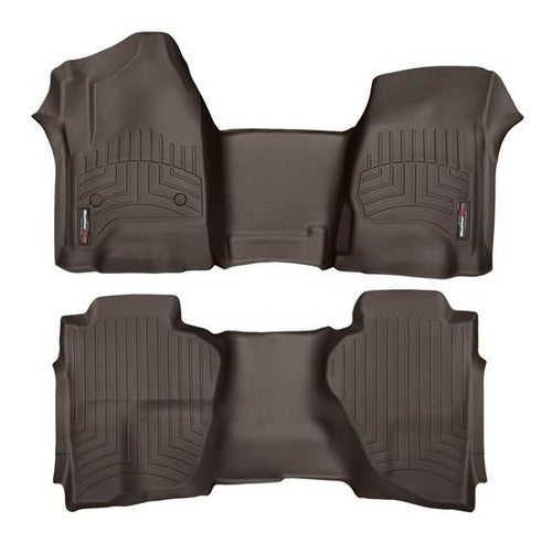 Tapetes Weathertech Sierra 2014-2018 Cab Ext - 1ra+2da Filas