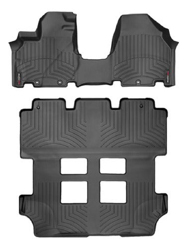 Tapetes Weathertech F-150 2009-2014 1/2 Cabin -1ra+2da Filas