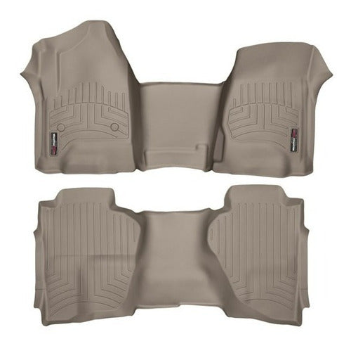 Tapetes Weathertech Sierra 2014-2018 Cab Ext - 1ra+2da Filas