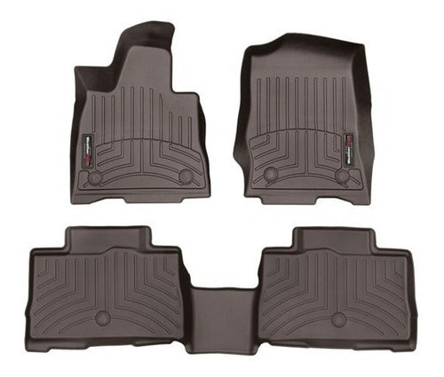 Tapetes Uso Rudo Weathertech Aviator 2021+ 1ra+2da Filas