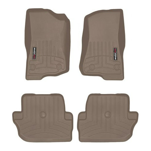 Tapetes Weathertech Wrangler 2 Puertas 2019+ 1ra+2da Filas