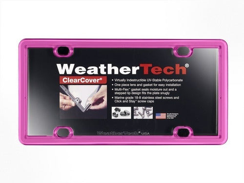 Portaplacas Weathertech Clearcover Varios Colores
