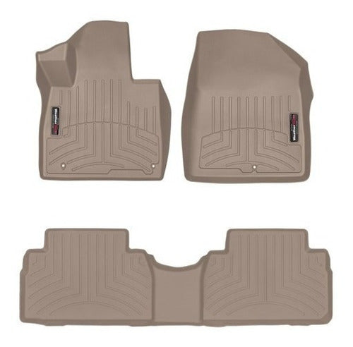 Tapetes Weathertech Santa Fe 2019-2020 - 1ra+2da Filas + Caj