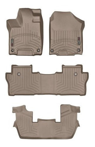 Tapetes Weathertech Pilot 2016-2020 1ra+2da+3ra Filas