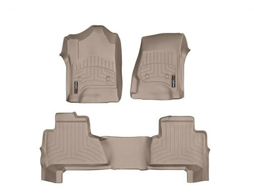 Tapetes Uso Rudo Weathertech Tahoe 2015-2020 - 1ra+2da Filas