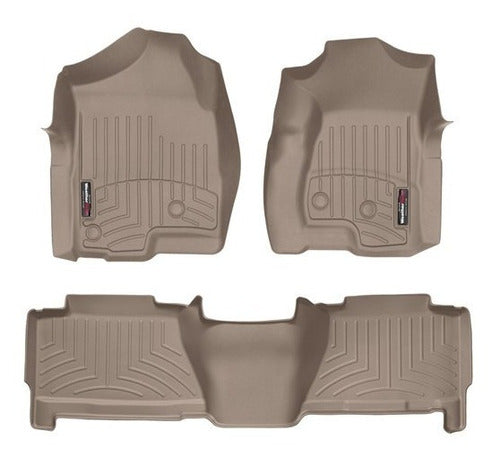 Tapetes Weathertech Silverado 2004-2007 - 1ra+2da Filas