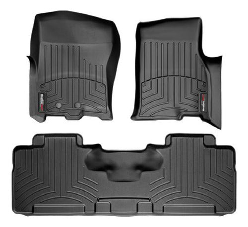 Tapetes Weathertech Ridgeline 2017-2019 - 1ra+2da Filas