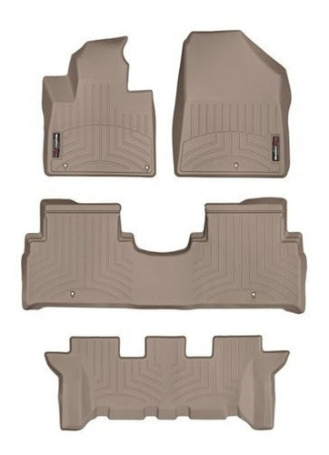 Tapetes Weathertech Sorento 2016-2018 - 1ra+2da+3ra Filas