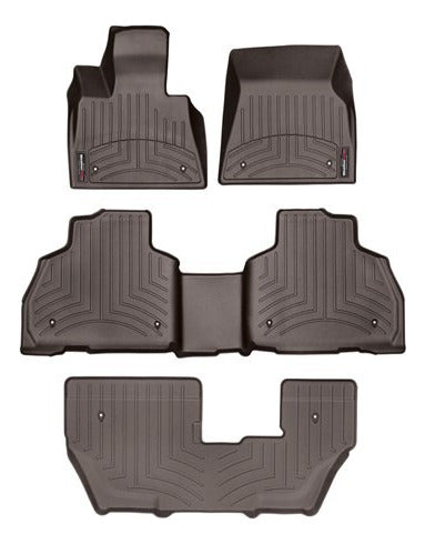 Tapetes Weathertech Bmw X7 - 2019-2025 - 1ra+2da+3raf+caj C