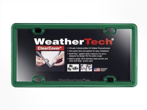 Portaplacas Weathertech Clearcover Varios Colores