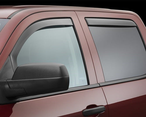 Weathertech Deflectores 4 Ventanas Silverado Dob Cab. 14-18