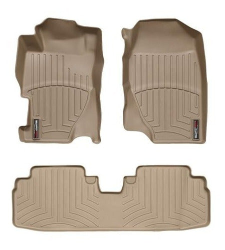 Tapetes Weathertech Civic 2001-2005 - 1ra+2da Filas