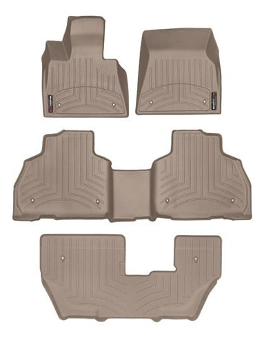 Tapetes Weathertech Bmw X7 - 2019-2025 - 1ra+2da+3raf+caj C