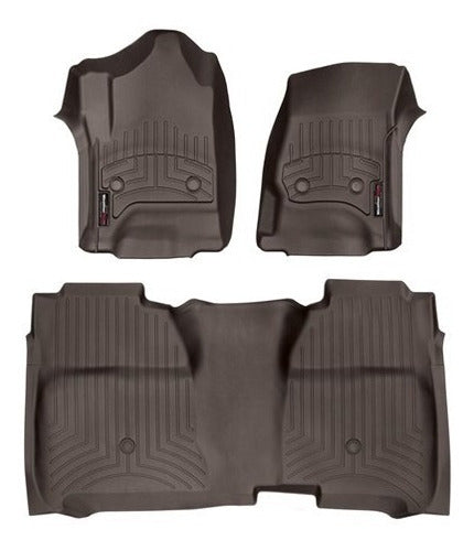Tapetes Weathertech Sierra 2014-2018 Dob Cab - 1ra+2da Filas