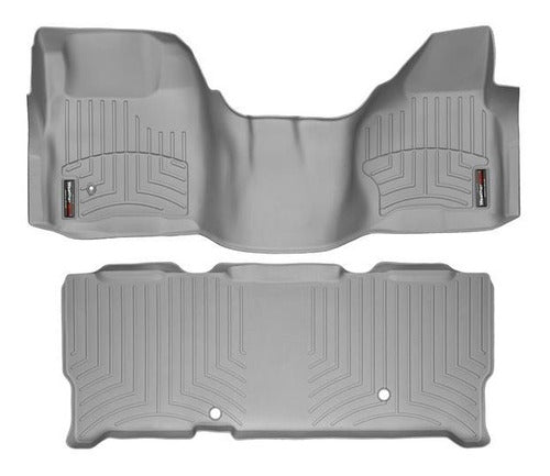 Tapetes Weathertech F-250 2008-2010 - 1ra+2da Filas Dob Cab