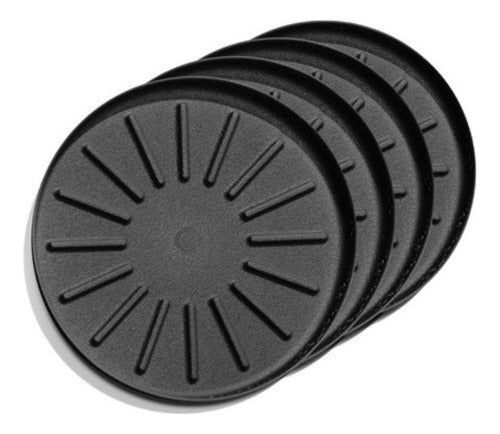 Weathertech Juego De 4 Posavasos Tapetes Multi Usos 15 Cm