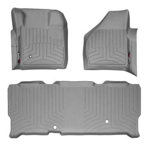 Tapetes Weathertech F-250 2008-2010 - 1ra+2da Filas Dob Cab