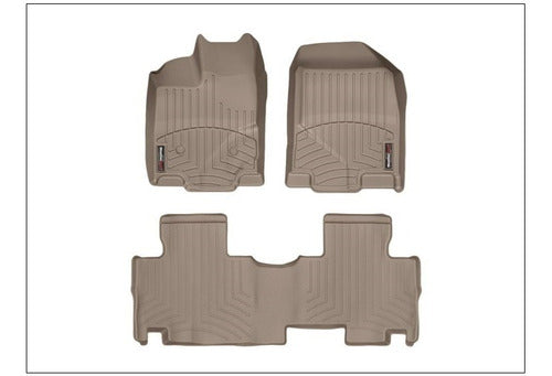Tapetes Uso Rudo Weathertech Edge 2007-14 - 1ra+2da Fil+caju