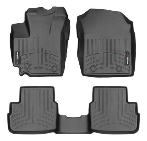 Tapetes Uso Rudo Weathertech Fiesta 2011-2017-1ra+2da Filas