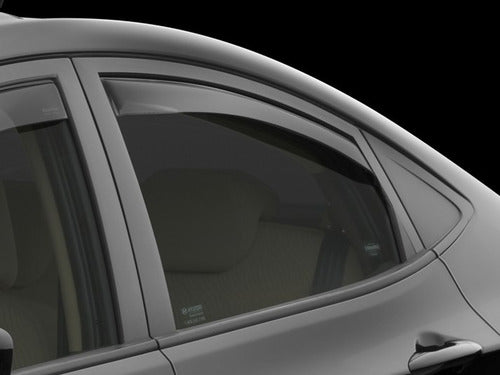 Weathertech Deflectores Ventanas Traseras Accent 2011-2018