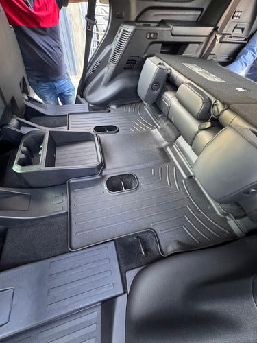 Tapetes Weathertech Toyota Sequoia 2023+ 1ra+2da+3ra Filas