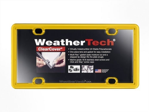 Portaplacas Weathertech Clearcover Varios Colores