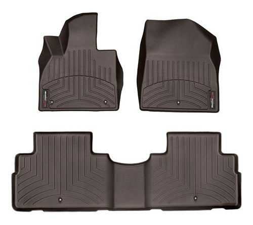 Tapetes Uso Rudo Weathertech Palisade 2020+ 1ra+2da Filas