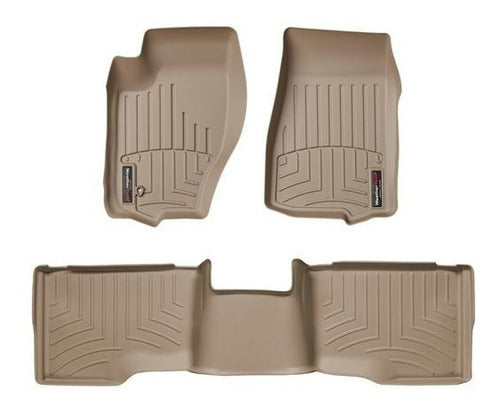 Tapetes Weathertech Grand Cherokee 2005-2010 - 1ra+2da Filas