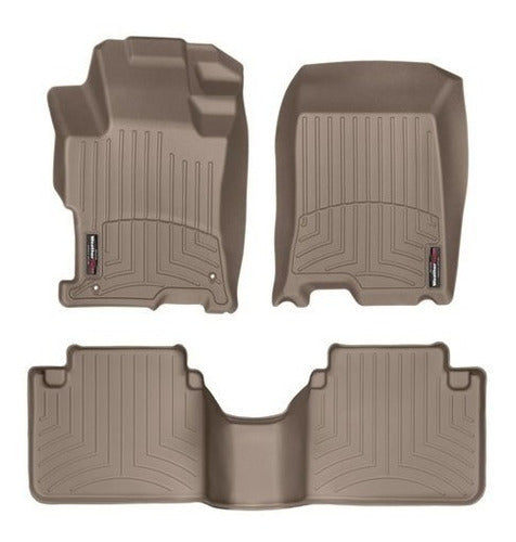 Tapetes Weathertech Accord 2008-2012- 1ra+2da Filas+cajuela