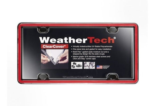 Portaplacas Weathertech Clearcover Varios Colores