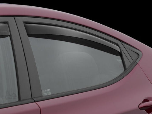 Weathertech Deflectores Ventanas Traseras Elantra 2011-2016