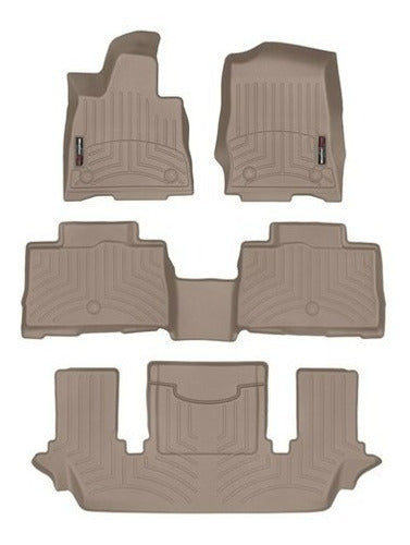 Tapetes Uso Rudo Weathertech Aviator 2021+ 1ra+2da+3ra Filas