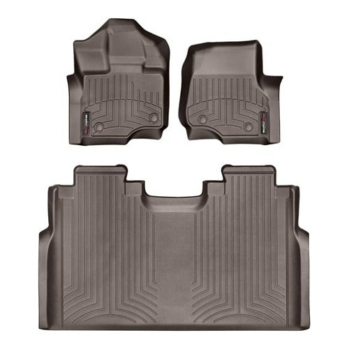 Tapetes Weathertech F-150 Lobo 2015-2020 1ra+2da Filas