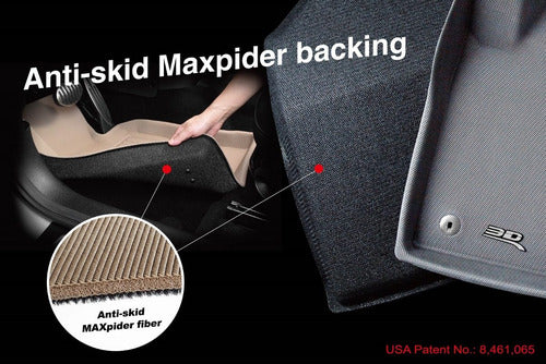 Tapetes 3d Maxpider Uso Rudo Audi Q7 2017-2018 -1ra+2da Fila
