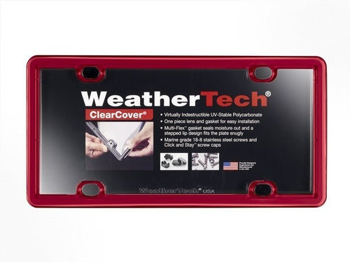 Portaplacas Weathertech Clearcover Varios Colores