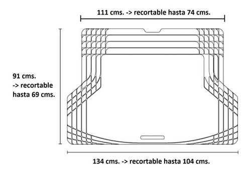 Tapetes Weathertech Universales 1ra+2da Filas + Cajuela