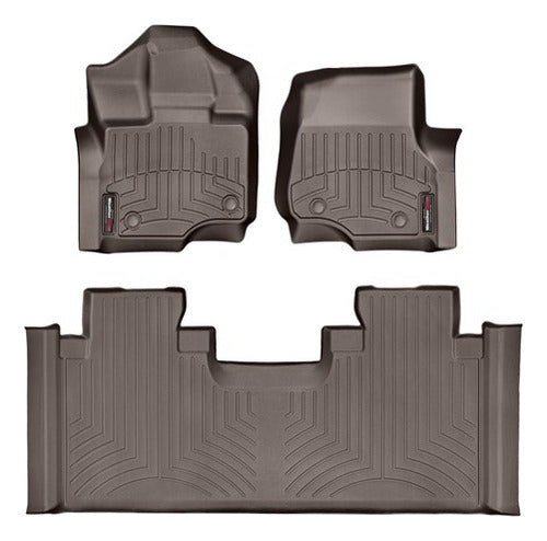 Tapetes Weathertech F-150 Lobo 2015-2019 Cab 1/2 - 1ra+2da F