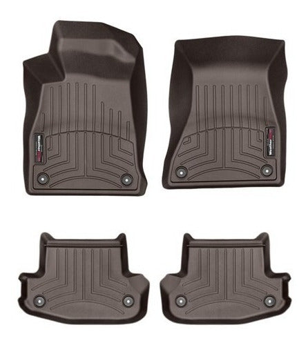 Tapetes Weathertech Audi A4 2017-2019 - 1ra+2dafilas+cajuela
