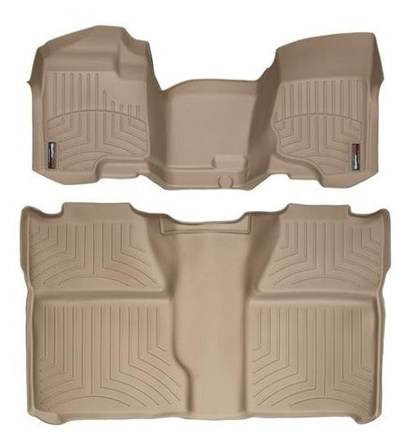Tapetes Weathertech Sierra 2007-2013 - 1racorrido+2da Filas